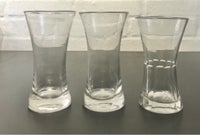 Timeglas formede glas Kroneglas glatte m ru bund, Samt 1 med