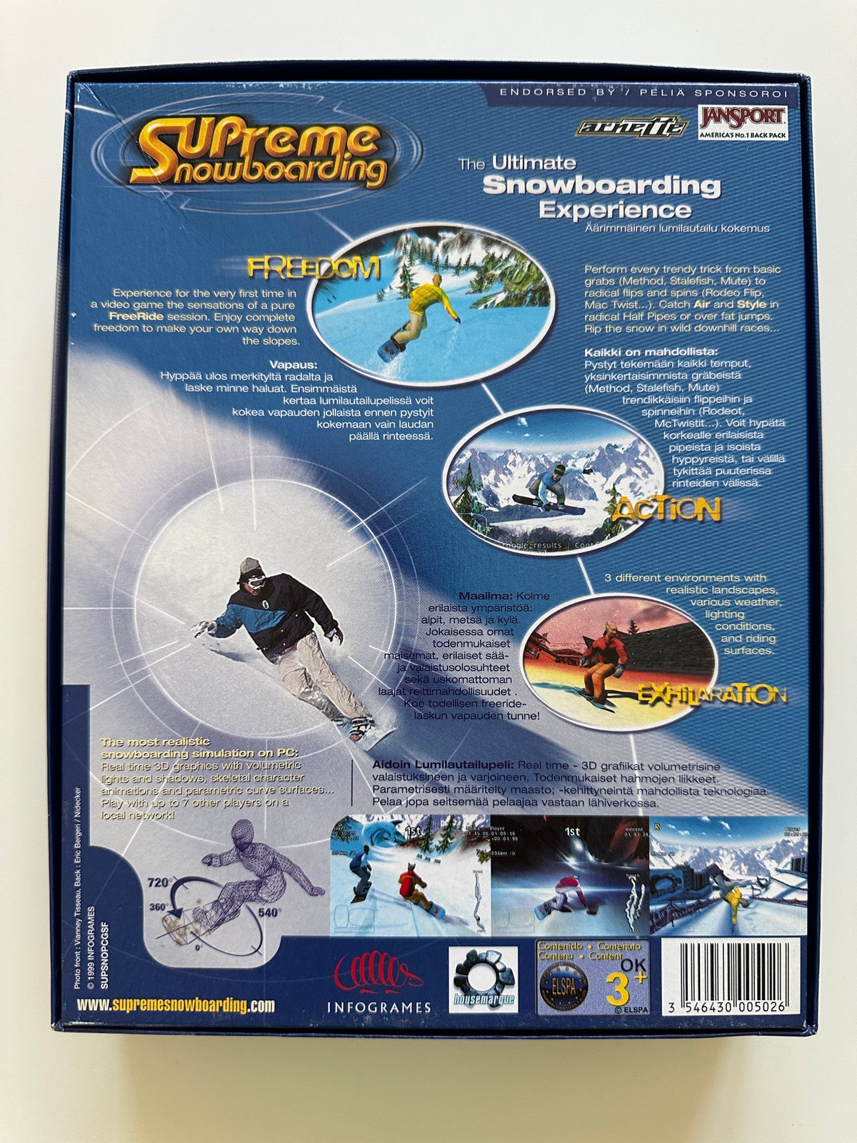 Supreme Snowboarding, til pc, sport