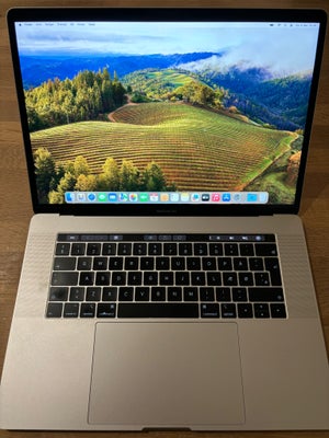 MacBook Pro, A1990, 2,6 GHz, 16 GB ram, 512 GB harddisk, God, Meget velkørende McBook Pro 15,4 i7 fr