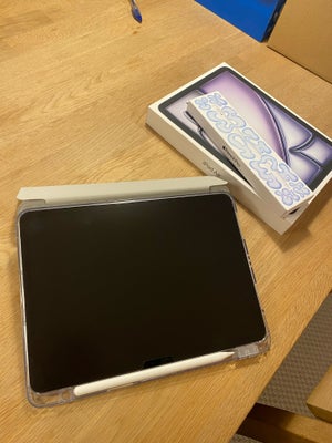 iPad Air, 128 GB, sort, Perfekt, iPad Air 11” M2 (2024) Wifi + Cellular, Space Grey sælges.

Den har