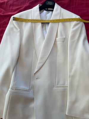 Middags jakke, Regent, str. findes i flere str., Cream, Uld, Næsten som ny, Dette er en cream farvet
