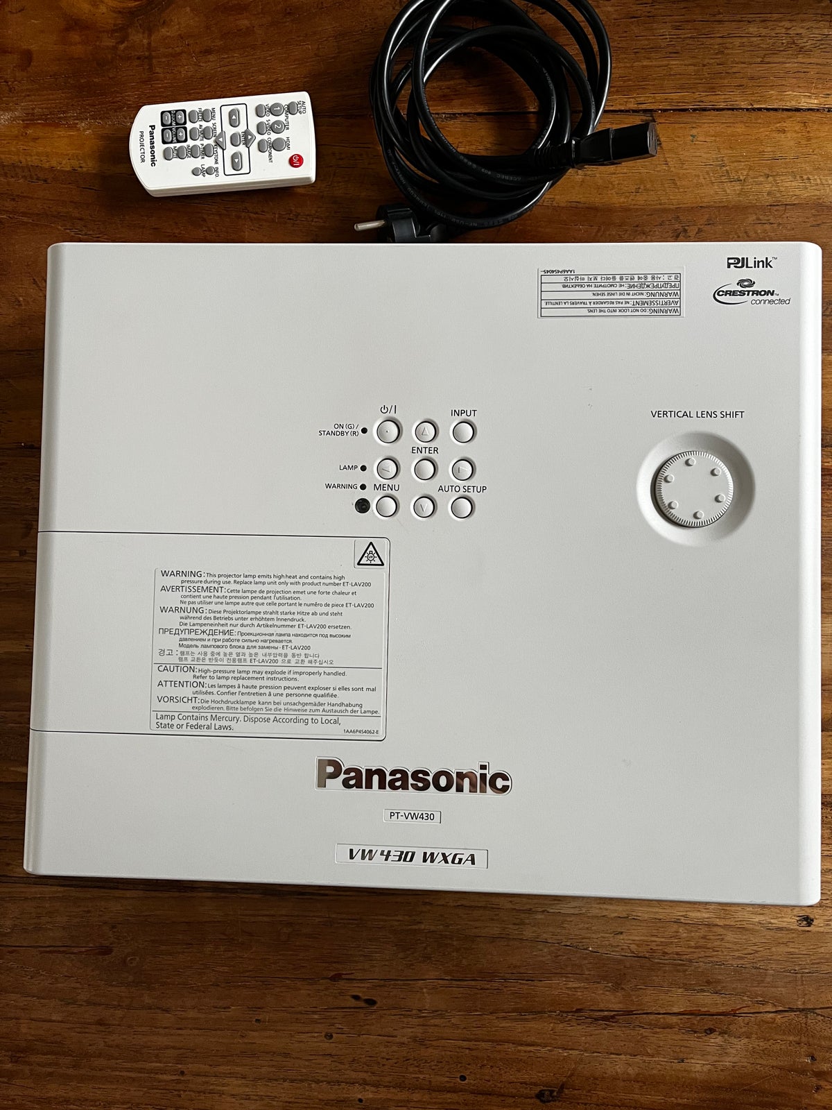 Projektor, Panasonic, PT-VW430