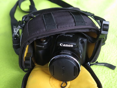 Canon, Canon SX 500 IS, 16 megapixels, 30 x optisk zoom, Perfekt, 
Sælges: Særdeles velholdt kamera 