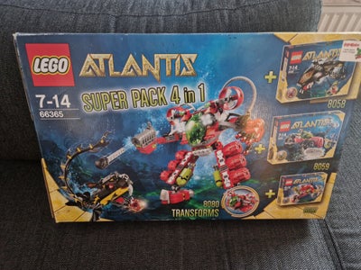 Lego Atlantis, 66365, Samlet 1x herefter lagt i poser.
Røgfri hjem kom med bud.