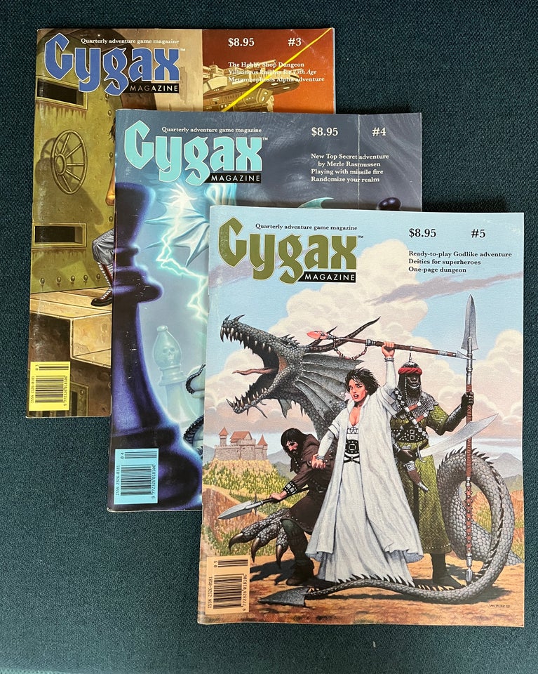 Gygax Magazine 3-5, Magasin