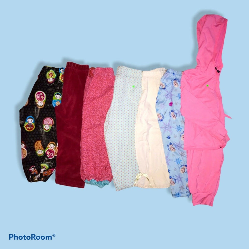 Bukser, 98 bukser frost pink rød lyseblå beige , Tøjpakke tøjpakker regnbukser gymnastiktøj – dba.dk – Køb Salg Nyt og Brugt