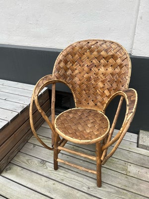 Kurvestol, flet, Gösta Westerberg - LC stol, På et stel af fyrretræ med flettede sæder og ryg i kast