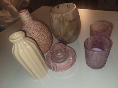 Andet, Vaser og lysestager, 5 stks I alt