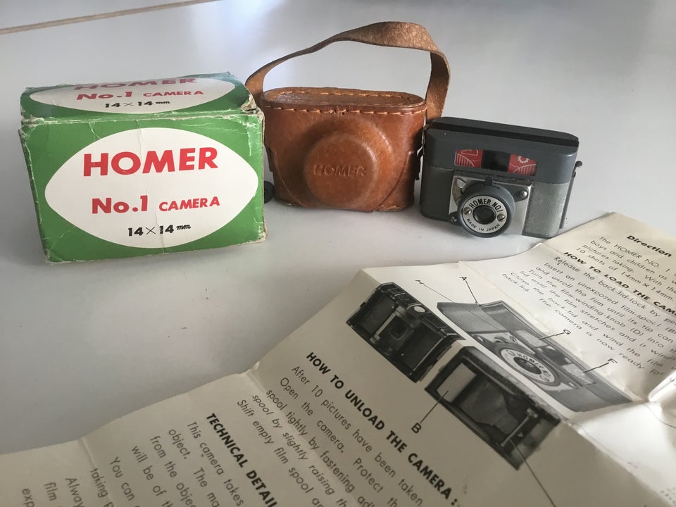 Kamera/kameraudstyr, Homer No.1 camera – dba.dk – Køb og Salg Nyt Brugt