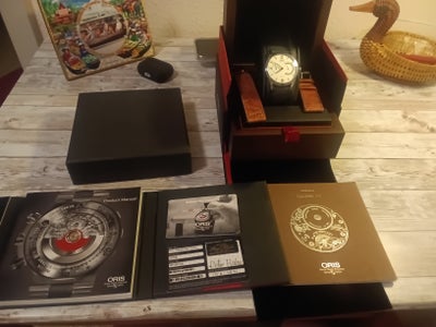 Herreur, Oris, Hej sælger en unik smuk herre ur fra Oris artelier caliber 111 11177004061ls med cert