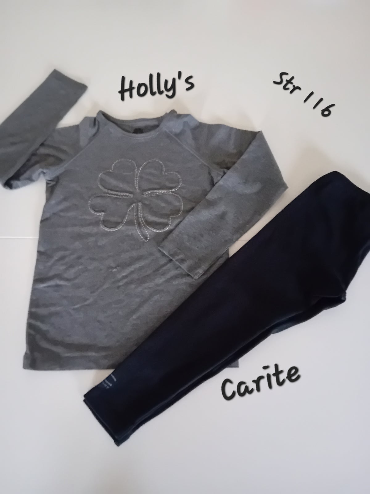 Blandet tøj, Bluse og leggens, Holly's og Carite