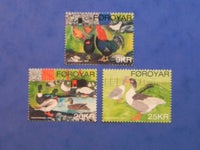 Færøerne, postfrisk, Serie AFA 604-606 -