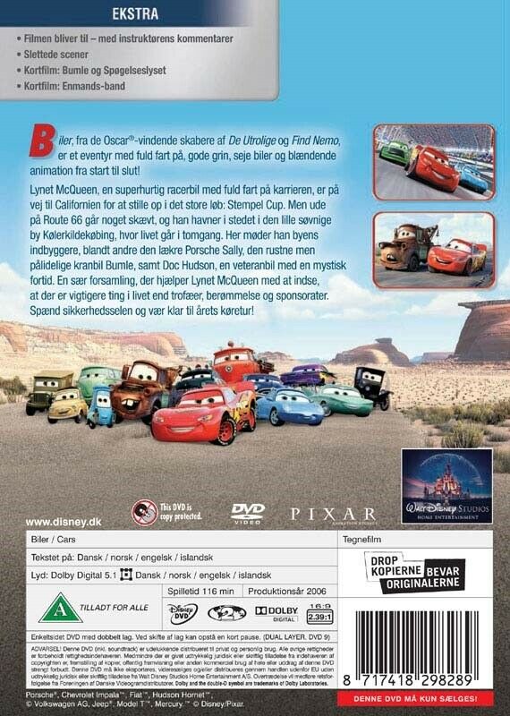 Biler (Cars) - Disney Pixar , instruktør John Lasseter - Joe
