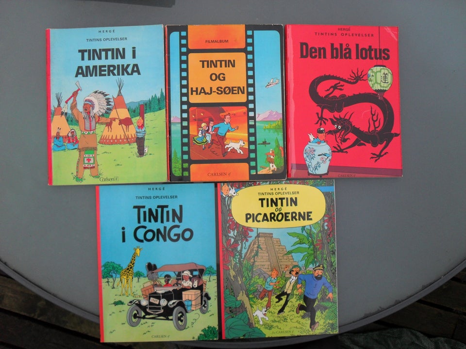 TINTIN NR. 1-23 I 1 UDGAVE OG 1 OPLAG, HERGE, Tegneserie