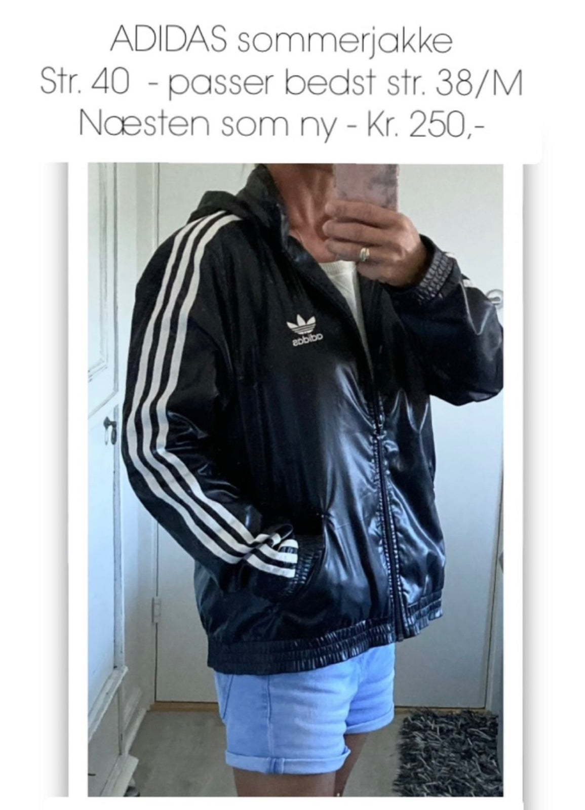 Vindjakke, str. 38, Adidas – dba.dk Køb og Salg af Nyt og