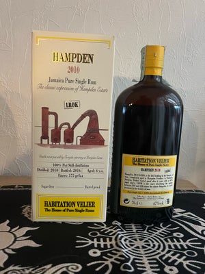 Spiritus, HAMPDEN LROK 2010 6 ÅRS JAMAICA RUM 67%, Hampden LROK 2010
Jamaica Pure Single Rom

Det kl