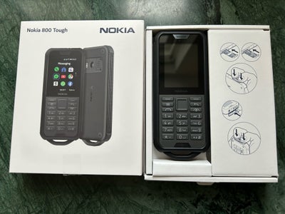 Nokia 800 Tough, Perfekt, Næsten helt ny telefon, købt i januar 2024 til 900kr. 

Jeg skal ikke brug