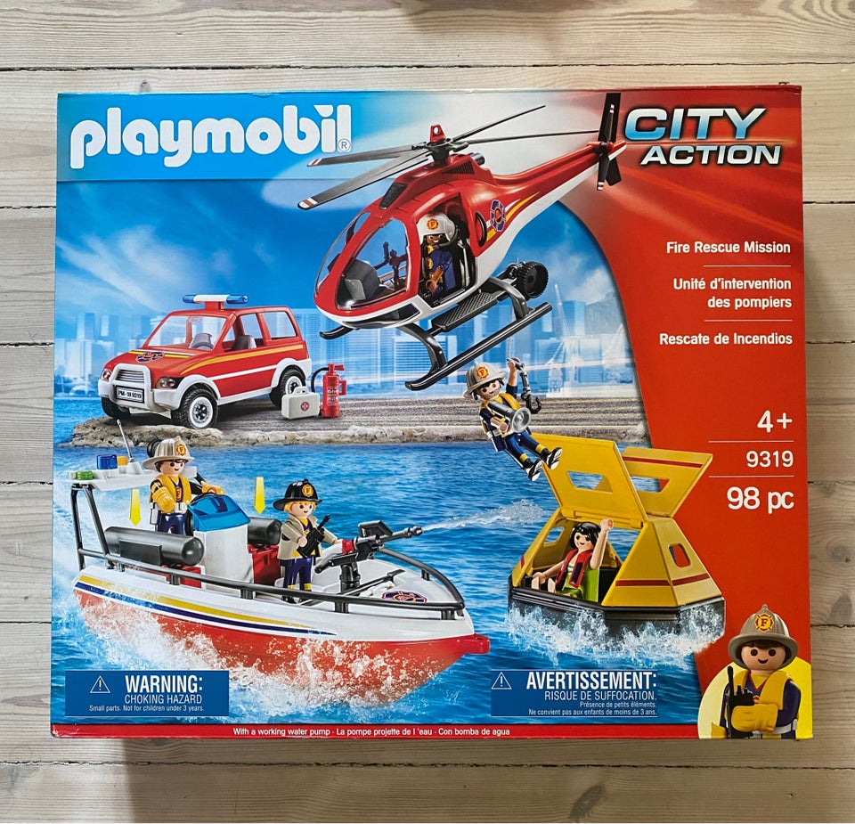 Playmobil, Fire Rescue Mission, Action dba.dk – Køb og Salg Nyt og Brugt