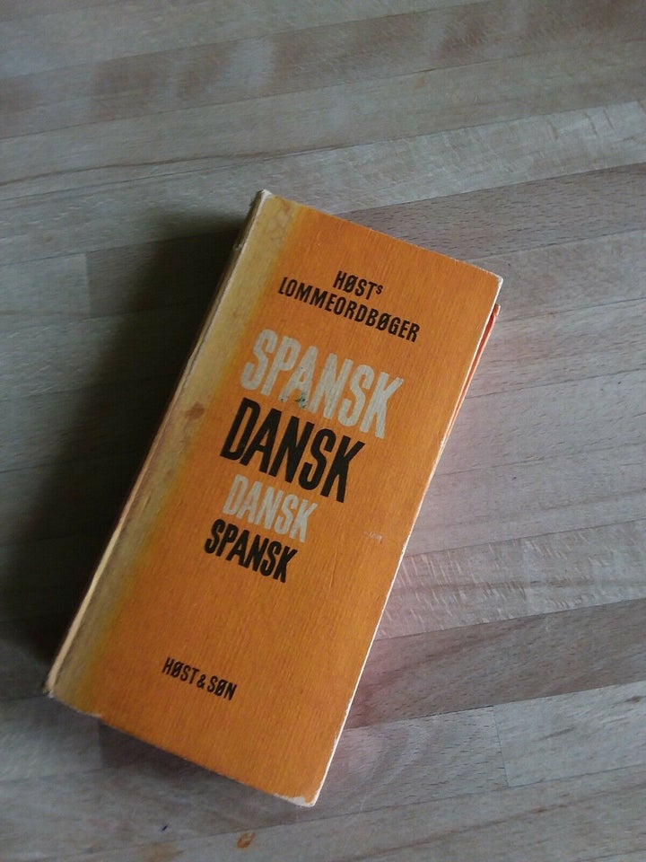 Høst's spansk-danske og dansk-spanske lommeordbog, Eiler