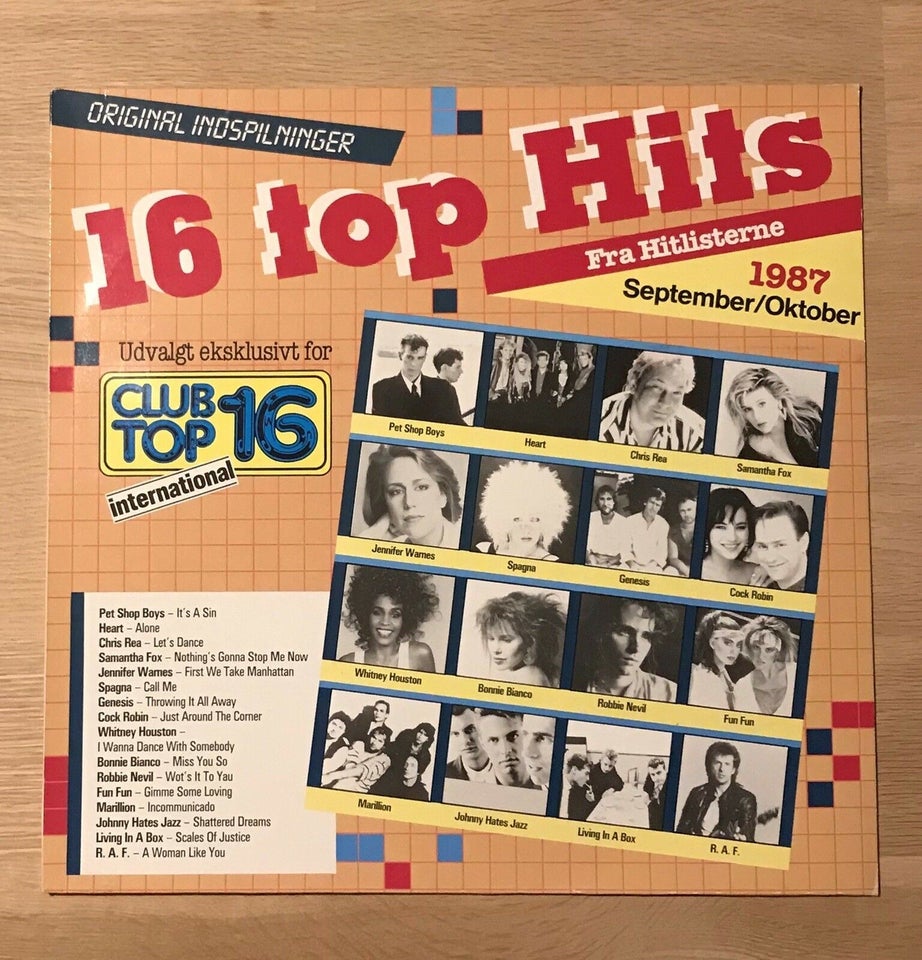 LP, Club Top 16, 1987 september/oktober