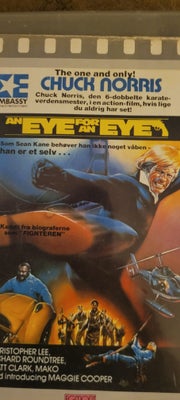 Action, Vhs udlejning, Ultra sjældne chuck norris film VHS SOLGT
Fighteren / eye for eye
Har være ud