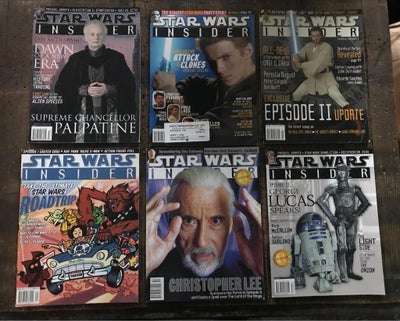 Star Wars insider, Star Wars, Magasin, Forskellige gamle magasiner fra slut 90erne og start 00erne, 
