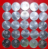 Danmark, mønter, 25 x 2