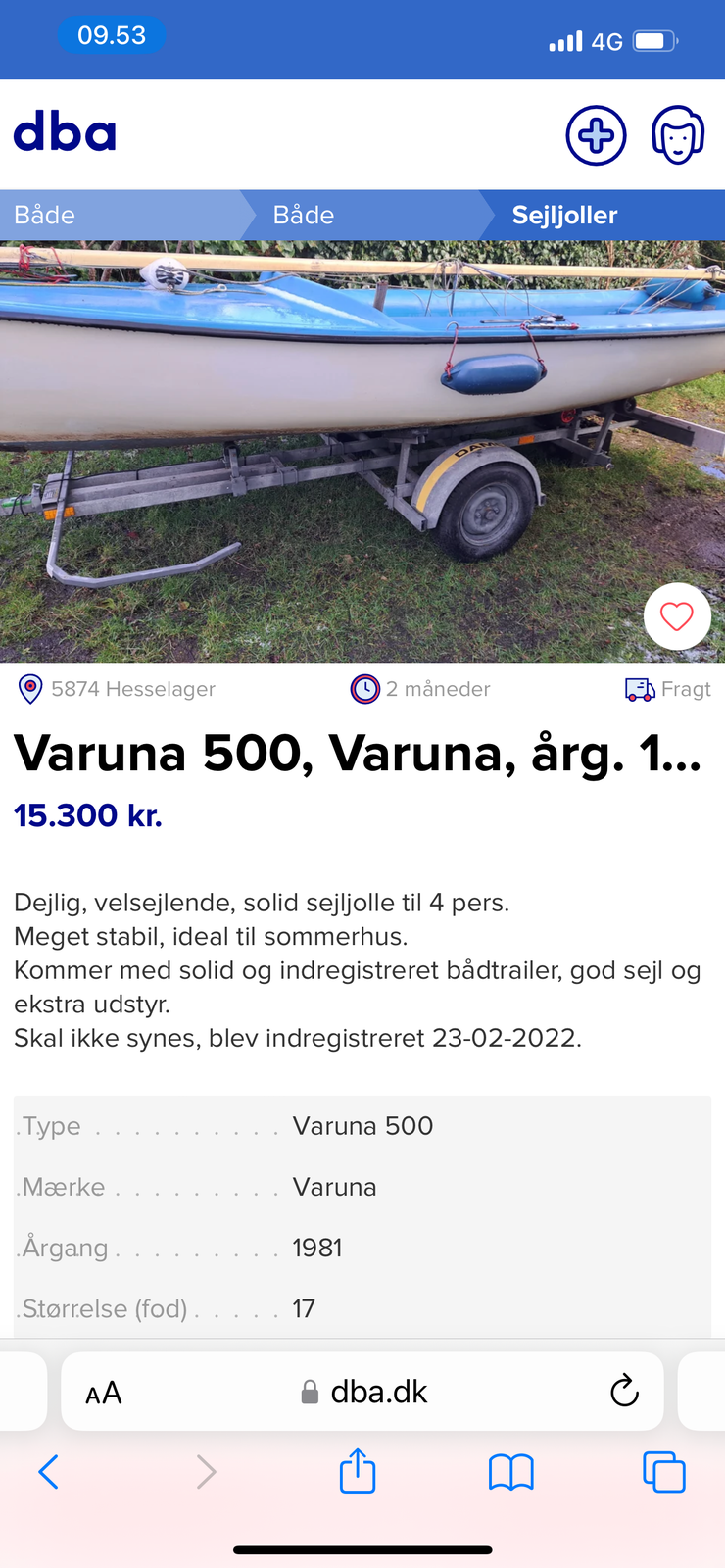Jolle, Varuna
