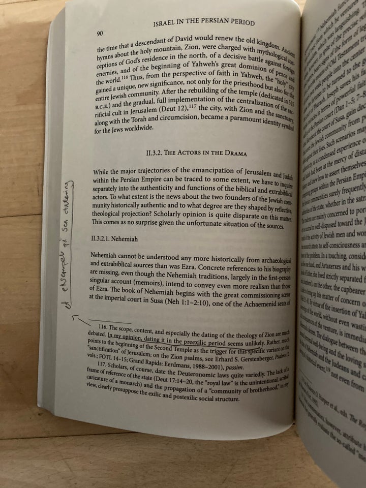 Israel in the Persian Period, Erhard S. Gerstenberger, år