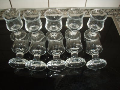 Glas, snapseglas, skibsglas holmegård, 10 stk skibsglas holmegård snaps pr stk 20 kr

overskud købt 