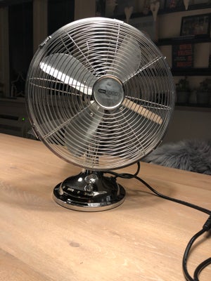 Bordventilator, OBH Nordica, Flot bordventilator i crome.
Virker perfekt 
Næsten aldrig brugt.
Fra i