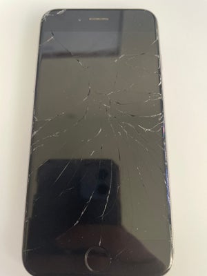 iPhone 6, 64 GB, grå, Rimelig, iPhone 6 skræk er flækket men den viker