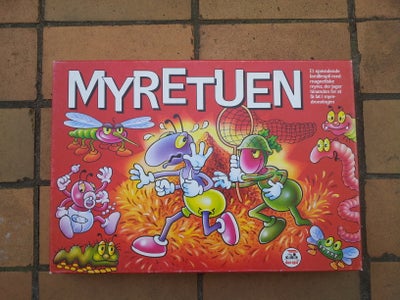 Myretuen Brætspil, brætspil, Sælger her et retro Myretuen Brætspil

Det er komplet og pladen er iord