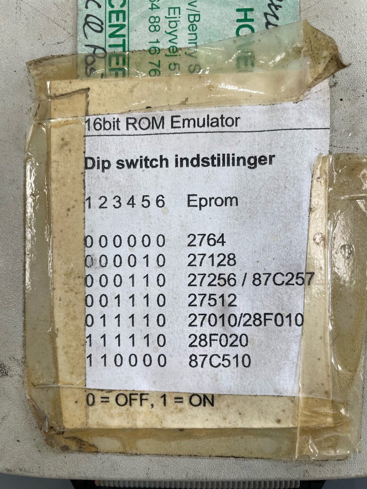 Vintage chiptuning 16 bit ROM / eprom emulator, Alle