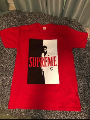 T-shirt, Supreme Scarface split tee, str. M – dba.dk – Køb og Salg