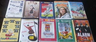 DVD, familiefilm, Danske dvd film 2 

Fast pris 15 kr pr stk 

Afhentes i Vester Aaby eller kan send