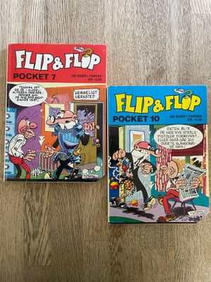 Flip & Flop pocket 7 & 10, F. Ibanez, Tegneserie, Forlag: Interpresse - Udgivet år: 1982 / 1984 - An