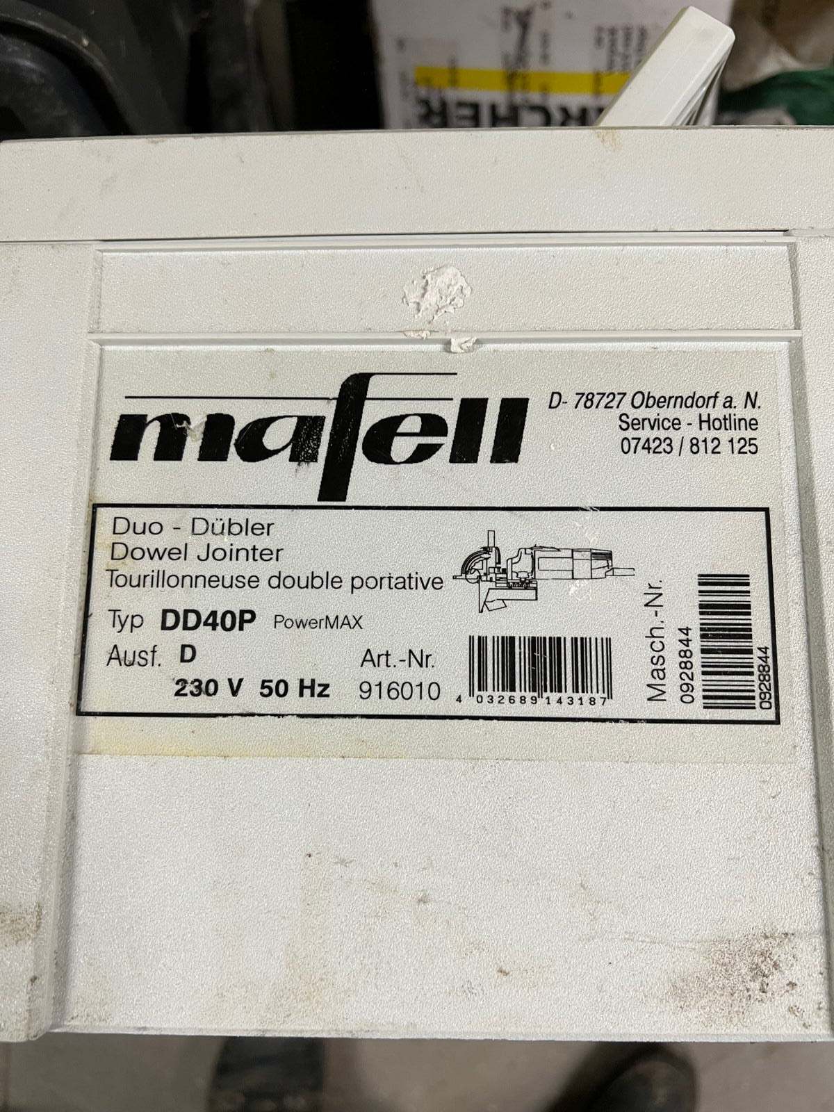Andet elværktøj, Mafell DD40P