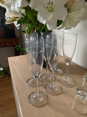 Glas, Champange glas, Mads Stage, Flotte Mads Stage champange glas ( gammel model) sælges. Uden rids