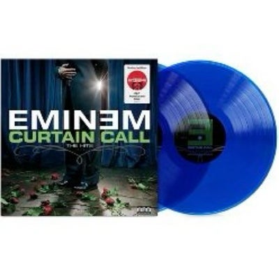 LP, Eminem, ( BLÅ vinyler ) Curtain Call - The Hits, Hiphop, Denne vinyl er lavet på grønne ( dyers 