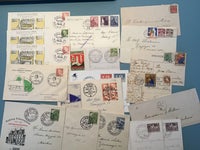 Danmark, stemplet, brevkort