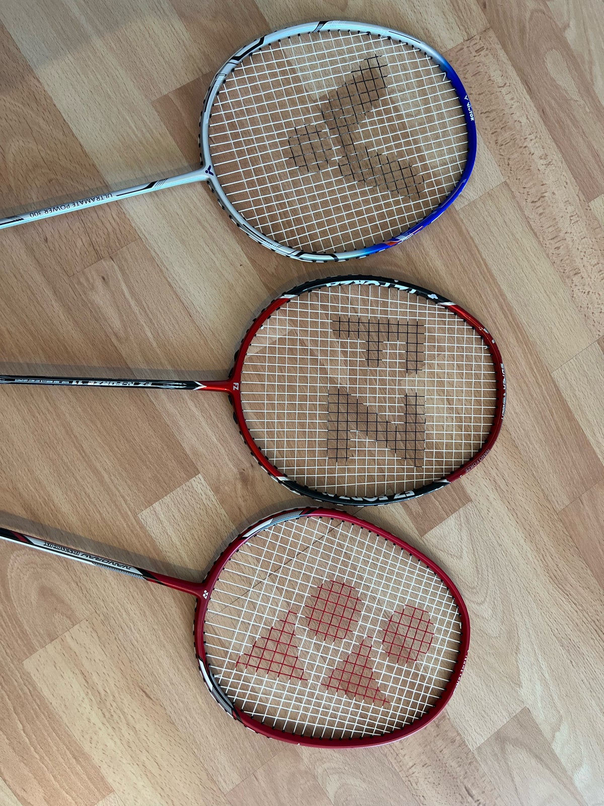 Badmintonketsjer, Victor, FZ Forza og Yonex
