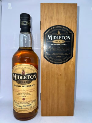 Spiritus, Irsk Whiskey, Midleton Very Rare 2004. Irsk whiskey.

70 cl.

Kan drikkes eller gemmes som