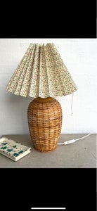 Market Set Fransk Flet Loftlampe - Natur/Sort