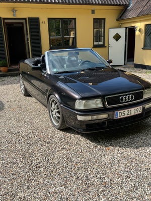 Audi Cabriolet, Benzin, 1995, km 150000, sortmetal, 2-dørs, 17" alufælge, Istandsat med mange nye de