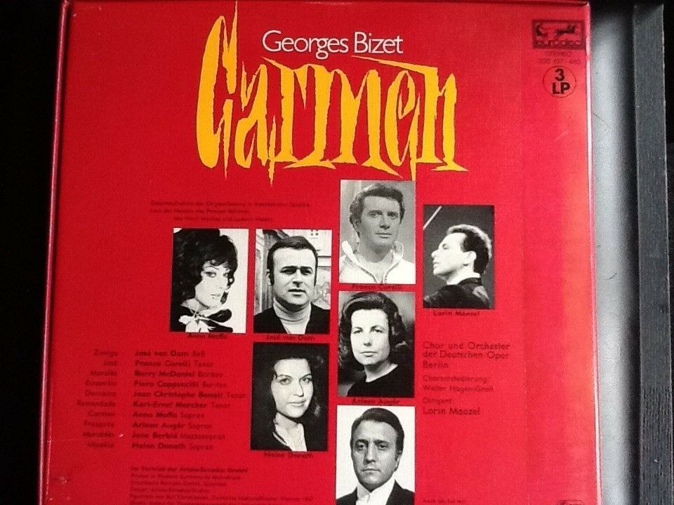 LP, Georges Bizet, CARMEN