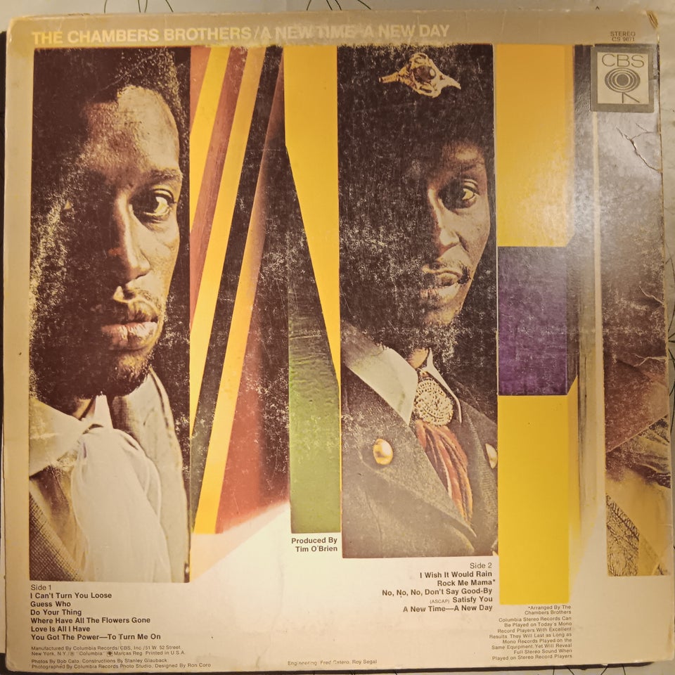 LP, The Chambers brothers, A new time - a new day