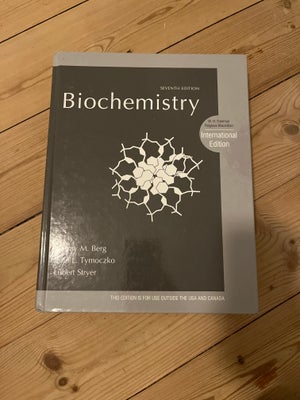 Biochemistry, Jeremy Berg, år 2012, 7 udgave, Som ny