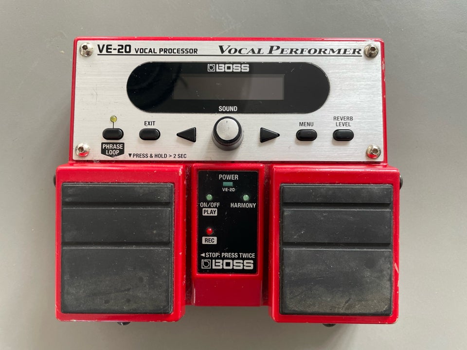 Vokal pedal , Boss VE-20 VE-20 Vocal processor (Vocal