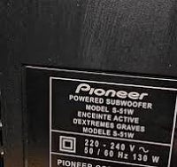 Subwoofer, Pioneer, S-51W